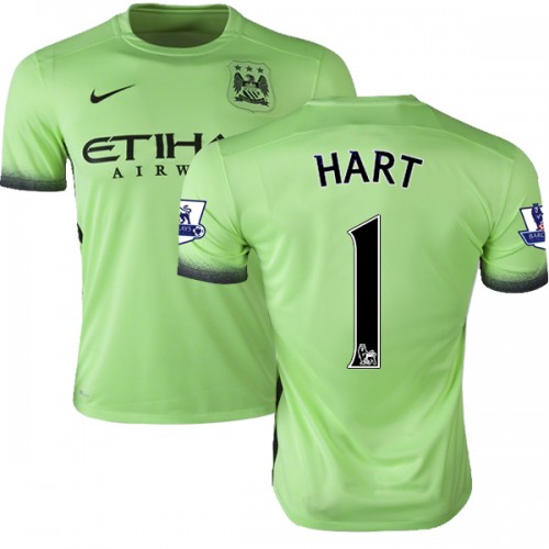 1 Joe Hart Manchester City FC Jersey 