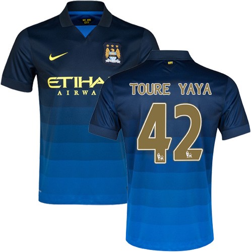 Men's 42 Yaya Toure Manchester City FC 