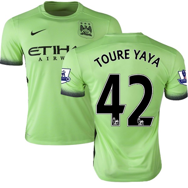 42 Yaya Toure Manchester City FC Jersey 